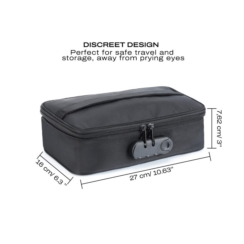 DISCREET BOX תיק אחסון עם מנגנון נעילה לצעצועי מין