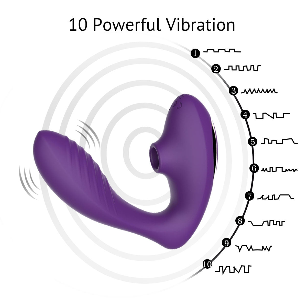 OG ויברטור יונק ורוטט לג'י ספוט