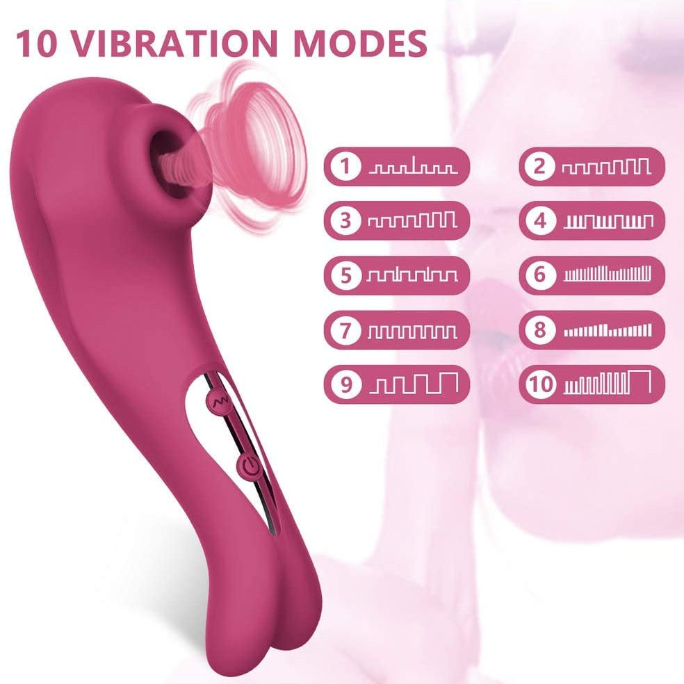 ויברטור יניקה עם 10 מצבי רטט