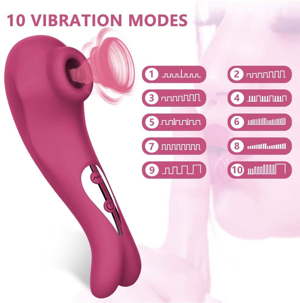 ויברטור יניקה עם 10 מצבי רטט