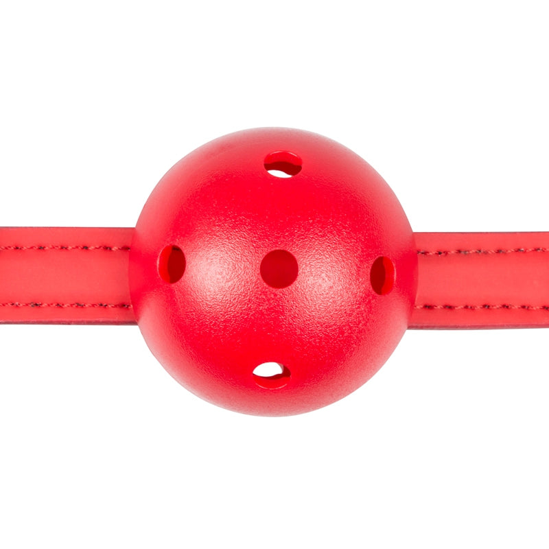 RED Gag Ball כדור אדום מחורר
