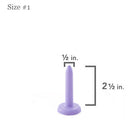 גודל 1# קוטר 1.27 ס"מ אורך 6.35 ס"מ