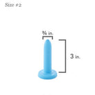 גודל 2# קוטר 1.905 ס"מ אורך 7.62 ס"מ 